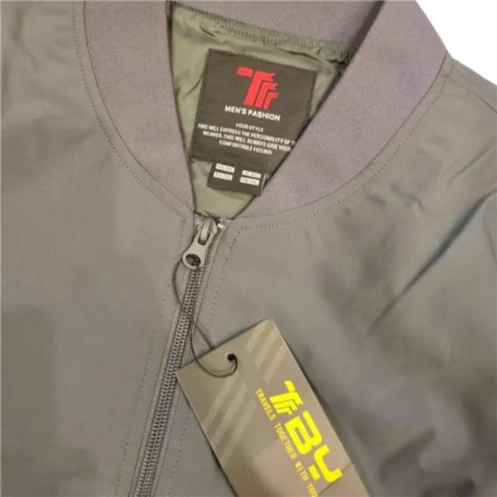 NEW Rdruko Men's Lightweight Windbreaker Jacket Dark Grey XXL